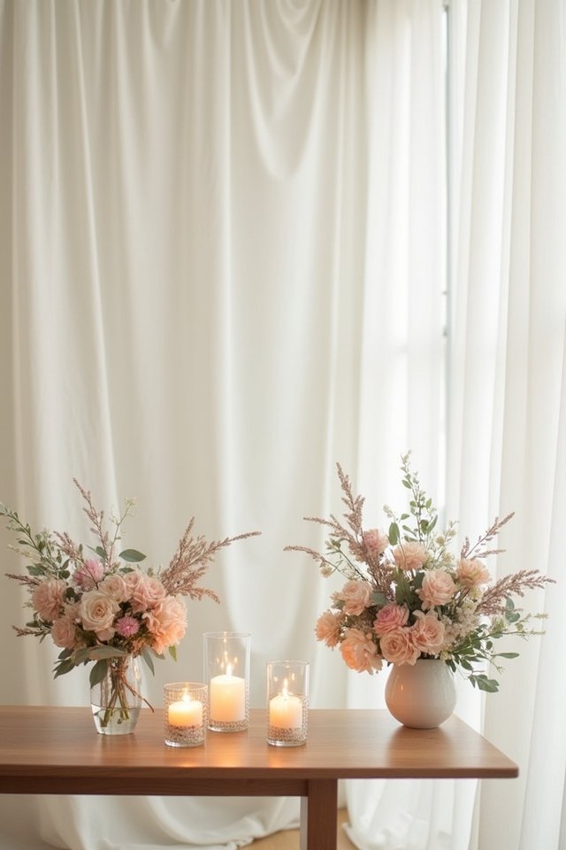 artistic wedding backdrop ideas