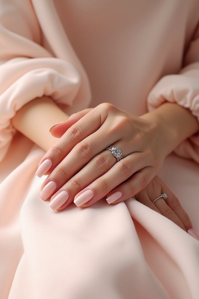 blush pink bridal elegance