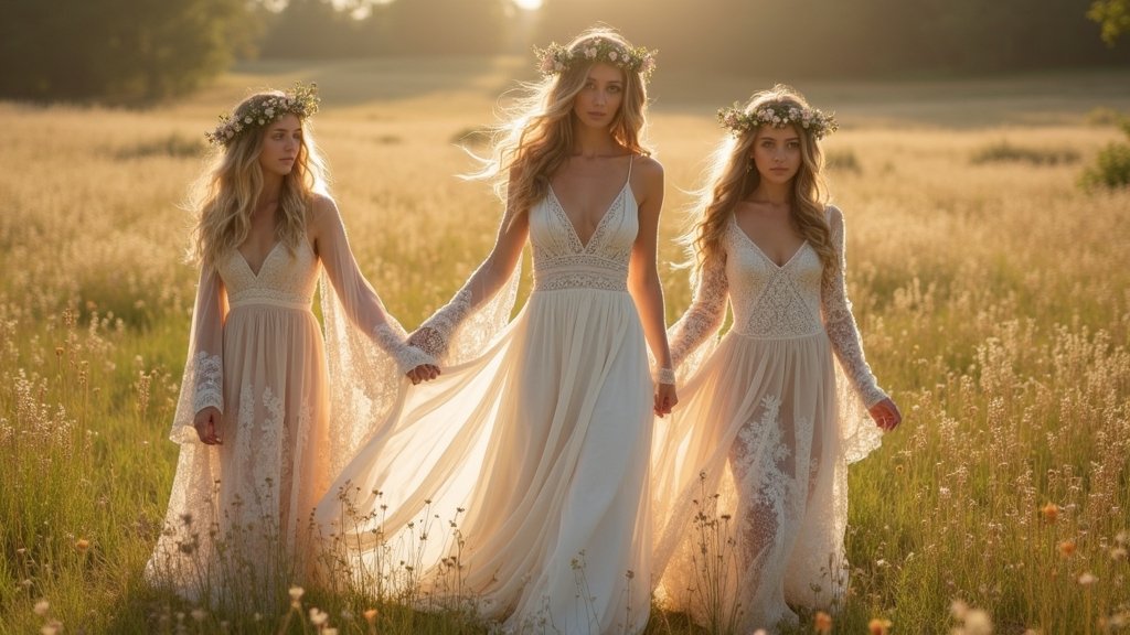 boho wedding dress styles