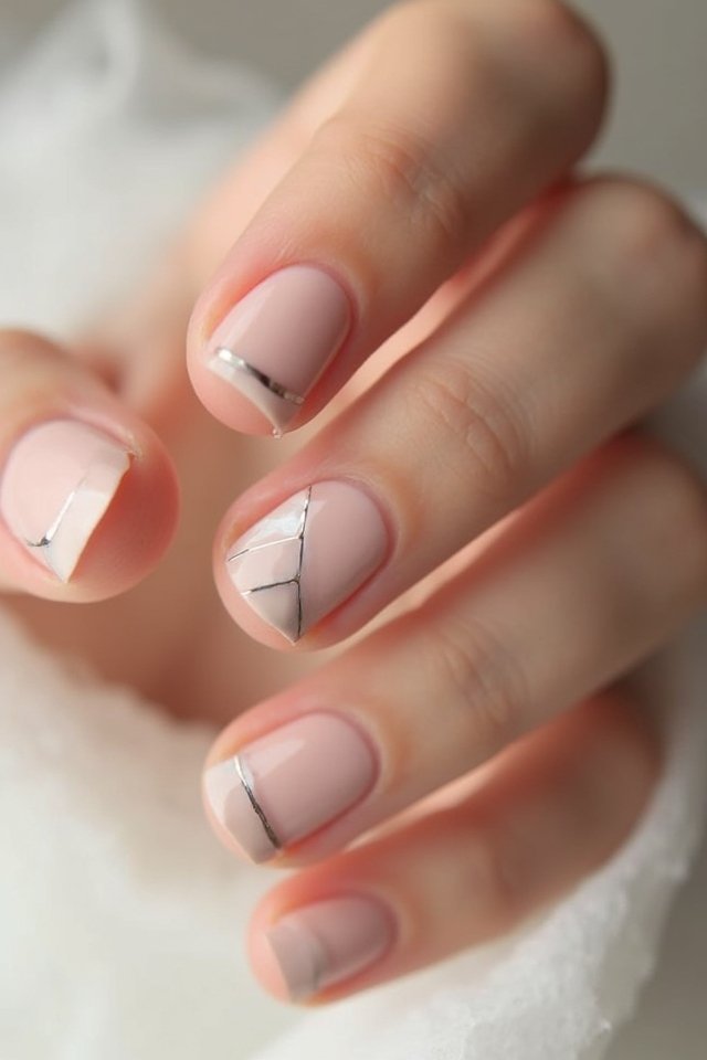 bold geometric nail designs