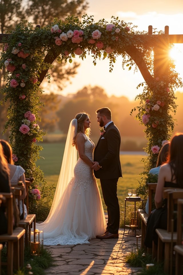 breathtaking unique ceremony backdrops