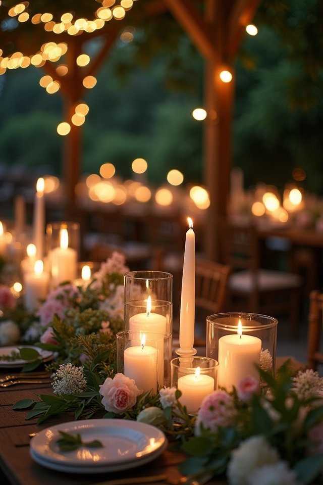 candlelit wedding ambiance magic
