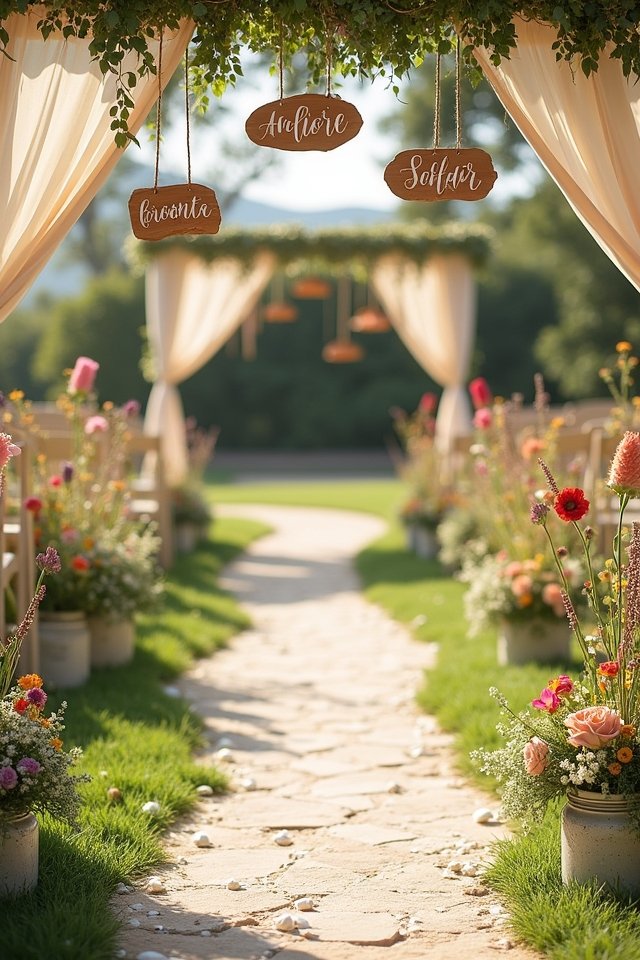 charming aisle decoration ideas