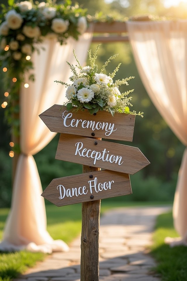 charming directional signage ideas