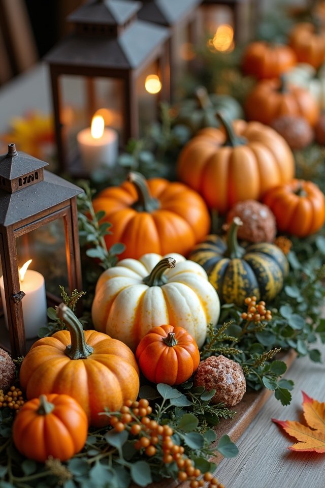 charming pumpkin decor accents