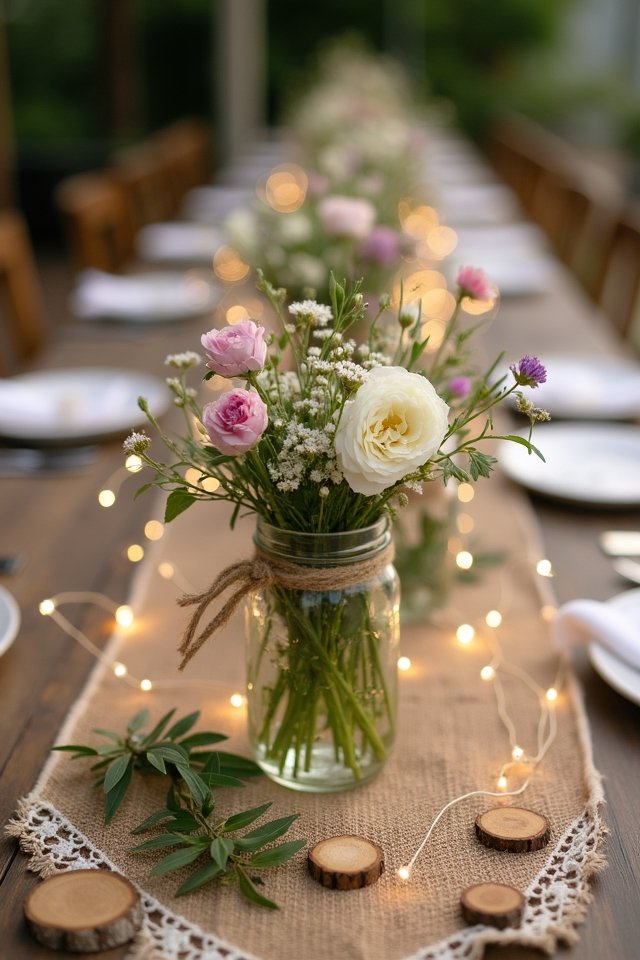 charming rustic wedding decor