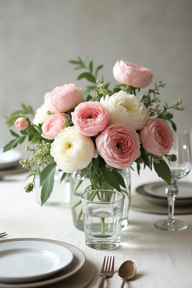 charming vibrant ranunculus arrangements