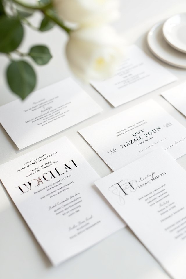 chic black and white elegance