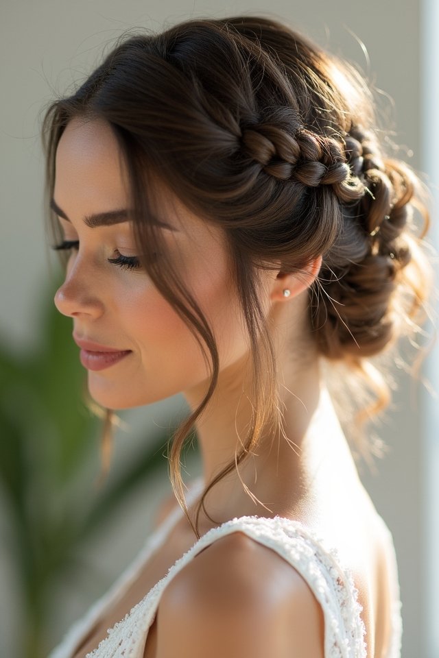 chic braided updo elegance