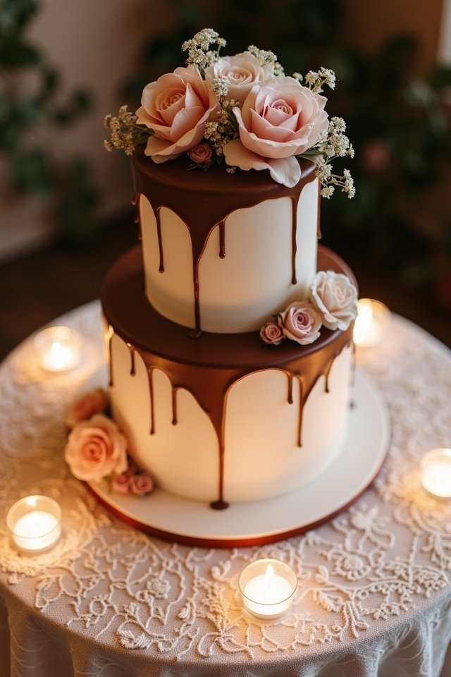 chocolate caramel wedding delight