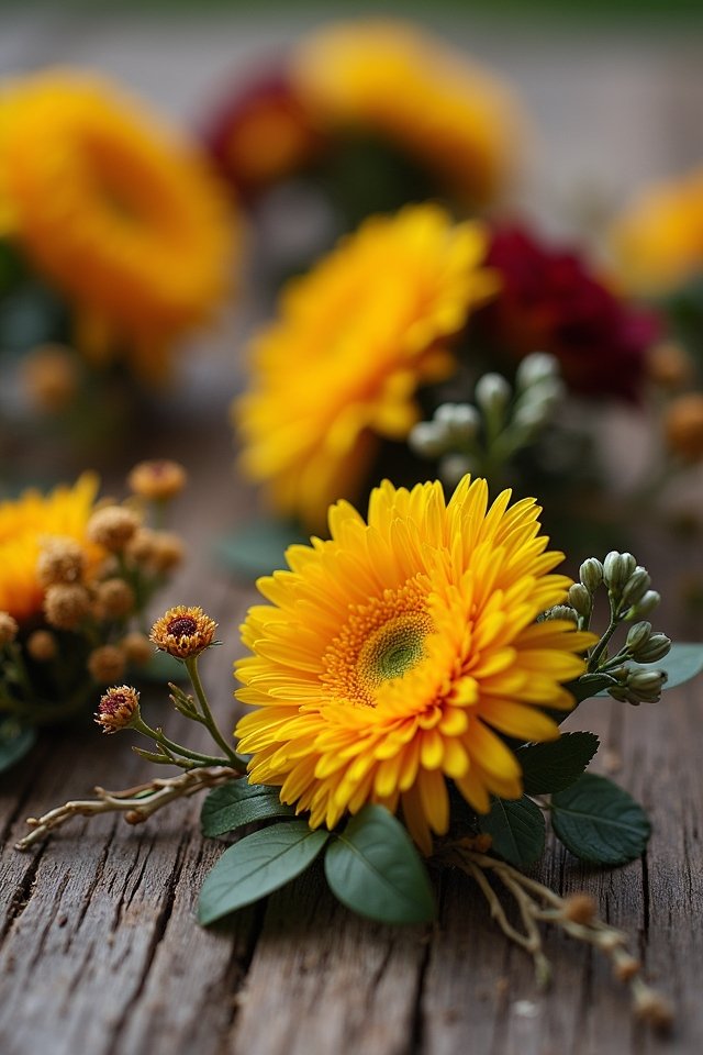 chrysanthemums for fall weddings