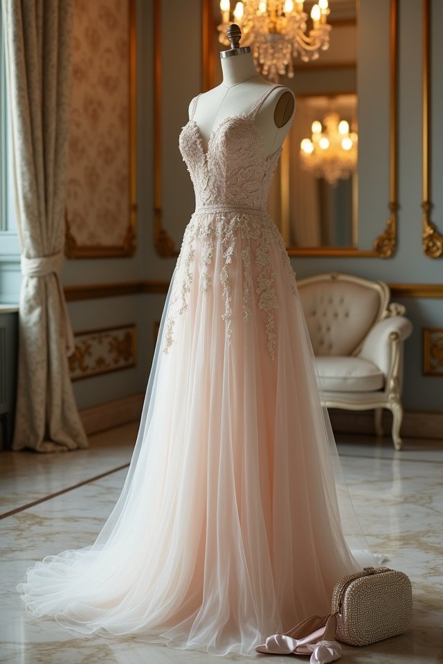 classic tulle organza elegance
