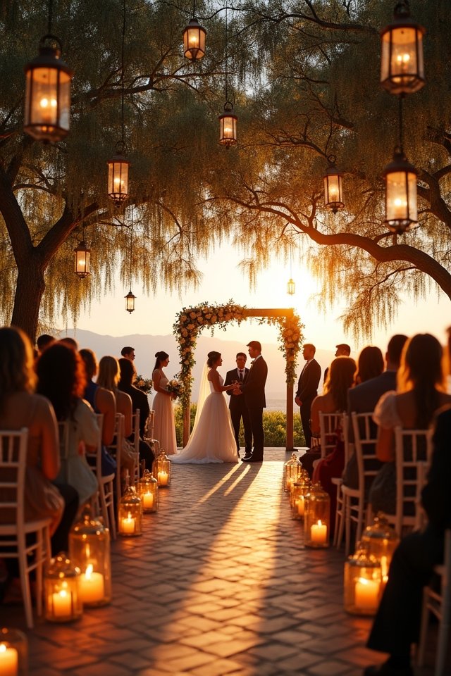 cozy lanterns and candles