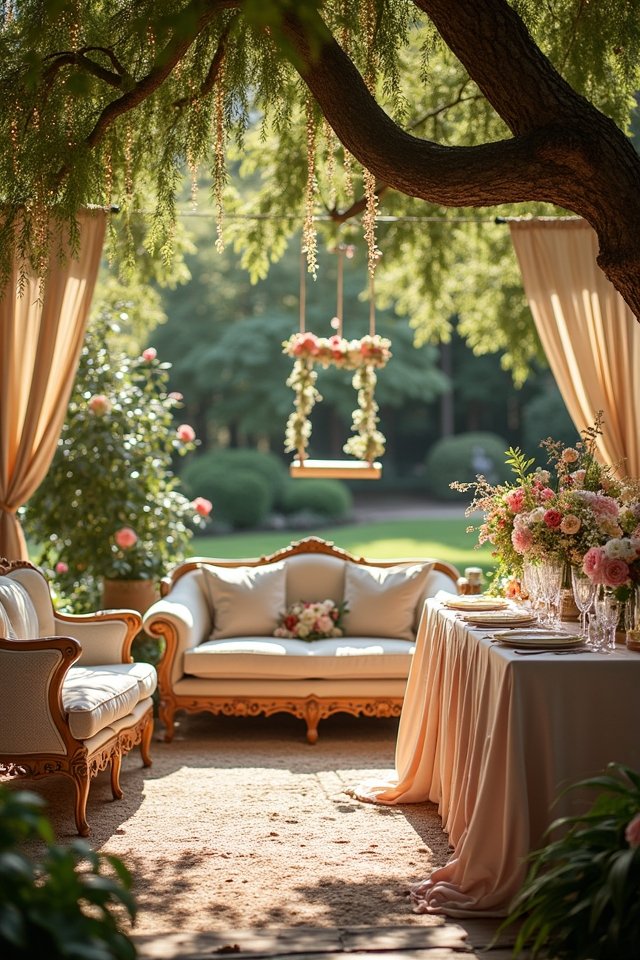 cozy outdoor lounge magic