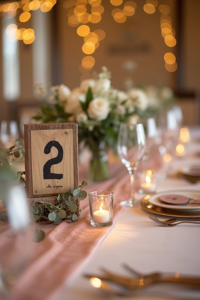 creative and personalized table numbers