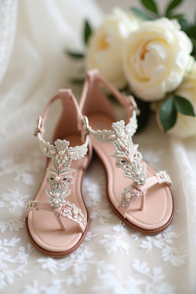 custom sandals for weddings