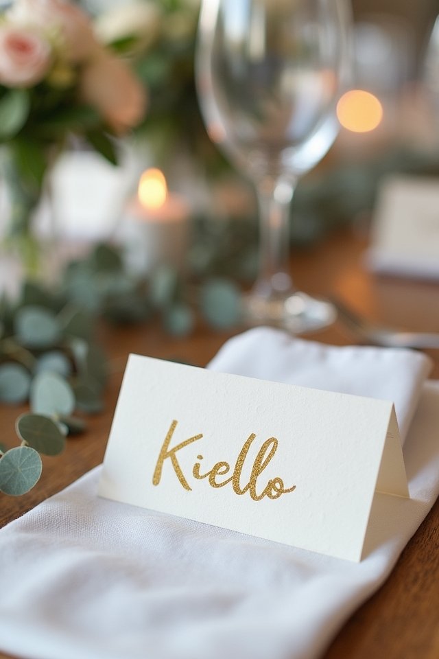 customized and creative place cards