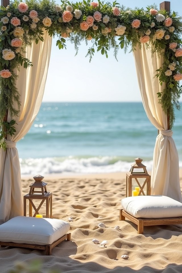 dreamy seaside wedding atmosphere