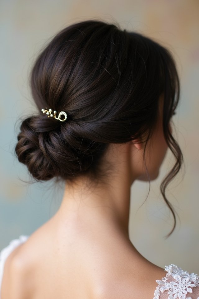 effortless chic bridal hairstyle