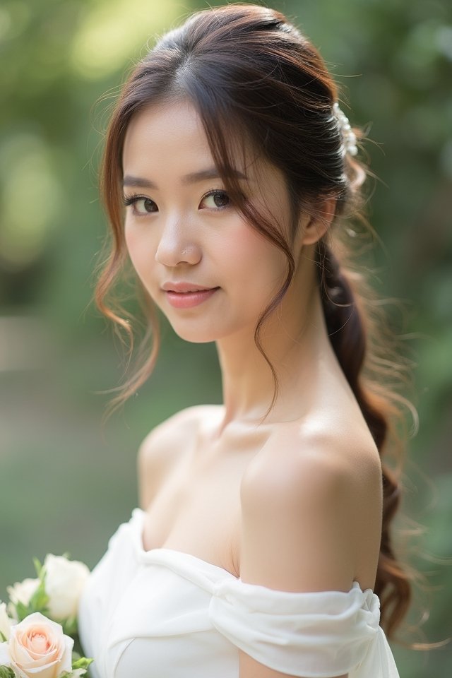 effortless chic side ponytail
