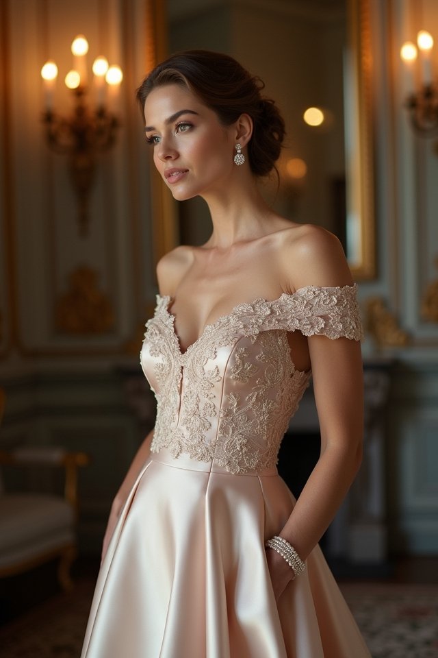 elegant a line cocktail dress