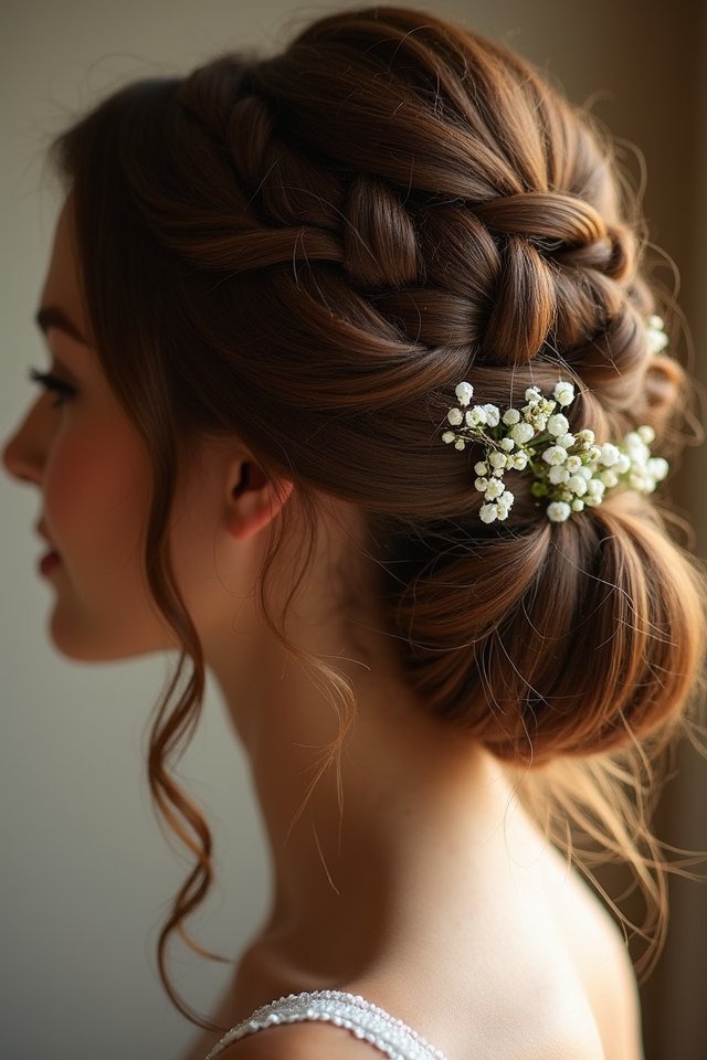 elegant braided updo styles