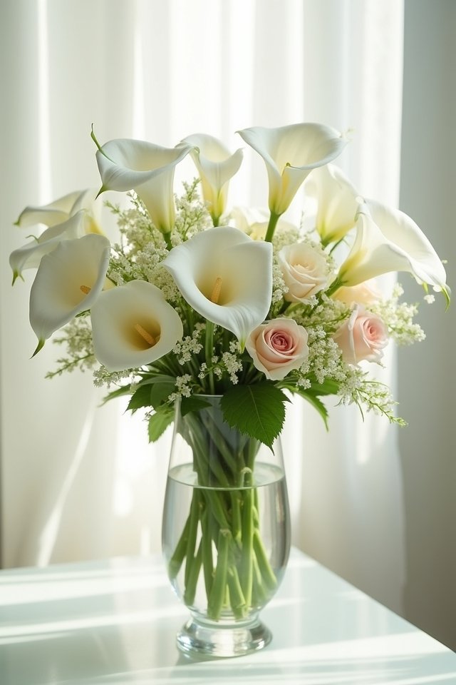 elegant calla lily arrangements