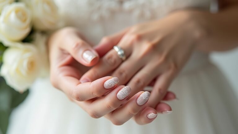 elegant engagement nail designs