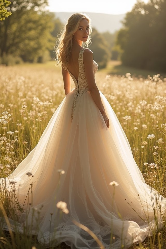 elegant fairy tale gown
