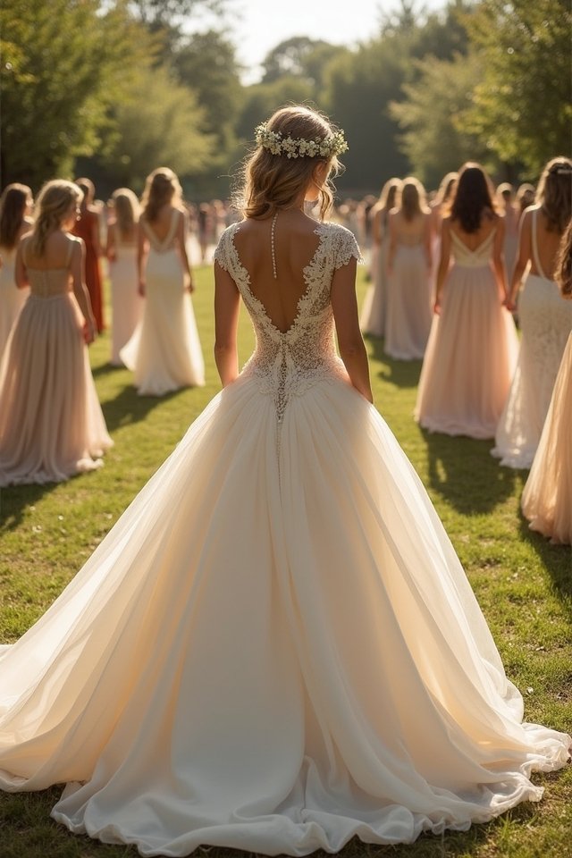 elegant fairytale wedding gown