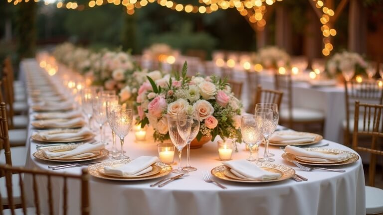 elegant formal wedding decor