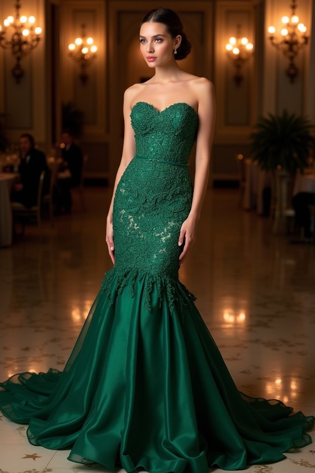 elegant mermaid gown allure