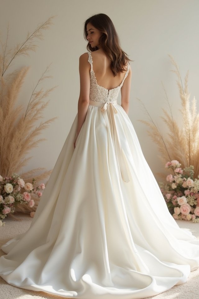 elegant minimalist ball gown