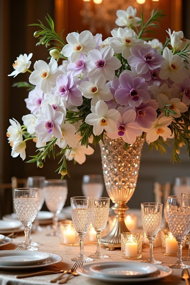 elegant orchid arrangements showcased