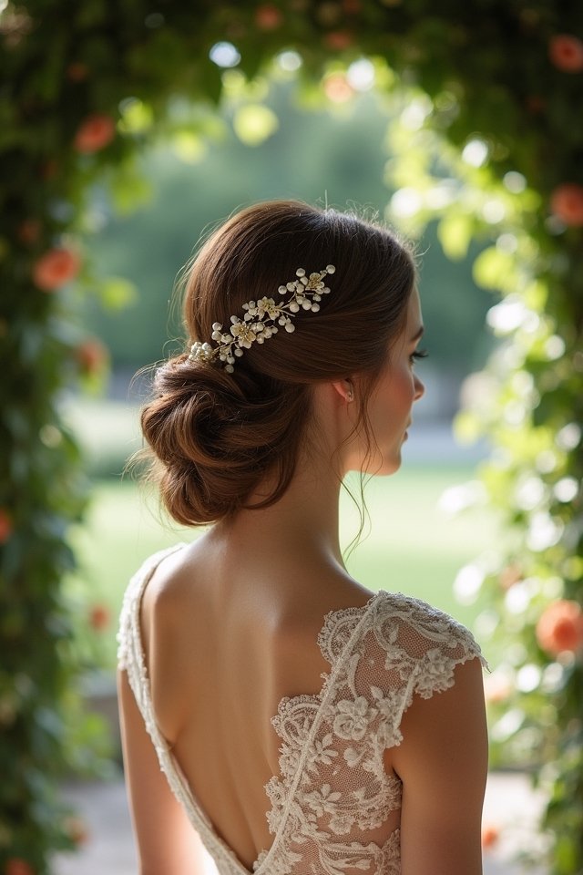 elegant side swept hairstyle