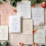 elegant simple wedding invitations