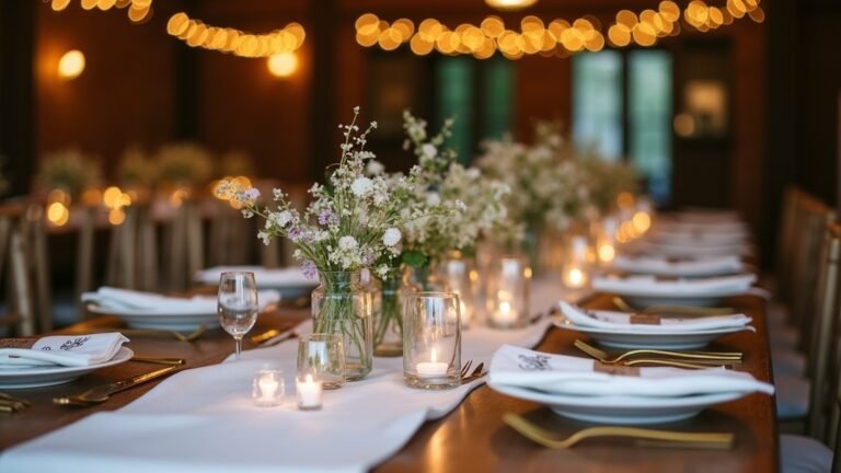 elegant small wedding decor