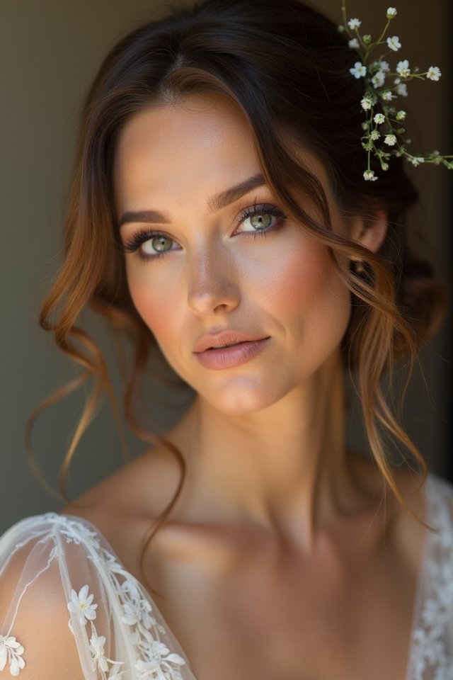 elegant subtle smokey eye