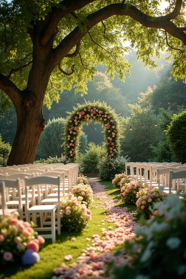 enchanting garden wedding escape