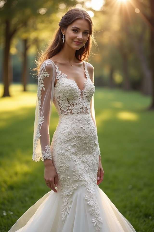 enchanting mermaid lace dress
