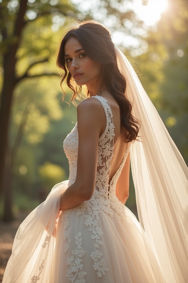 ethereal soft lace gowns