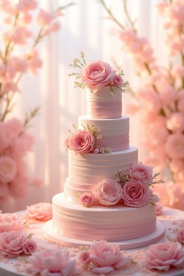 floral wedding cake masterpiece