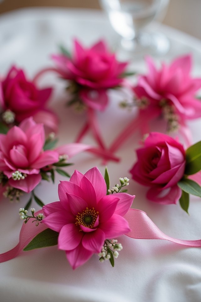 geometric floral design statement