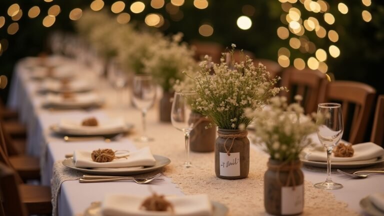 intimate small wedding decorations