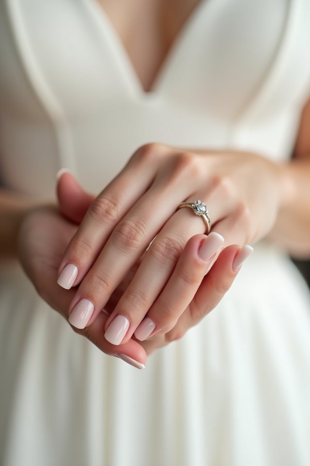ivory elegance with glamour