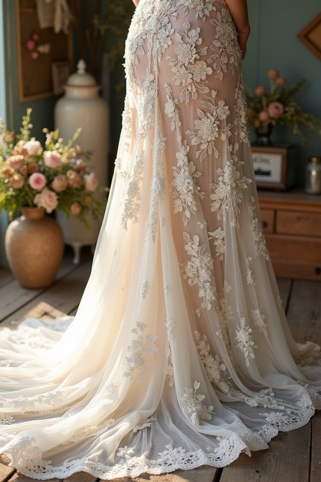 lace boho wedding elegance