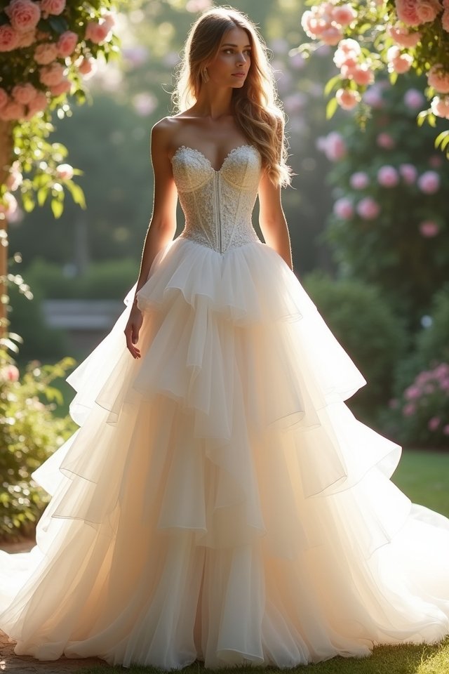 magical bridal tulle elegance