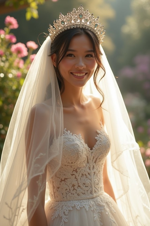 majestic royal wedding gown