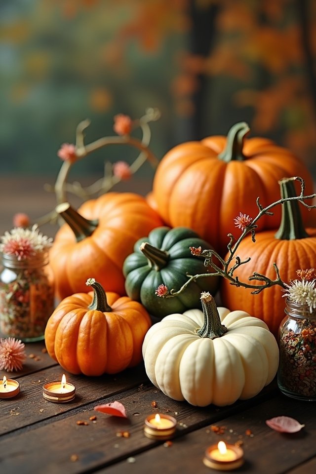 mini pumpkin party favors