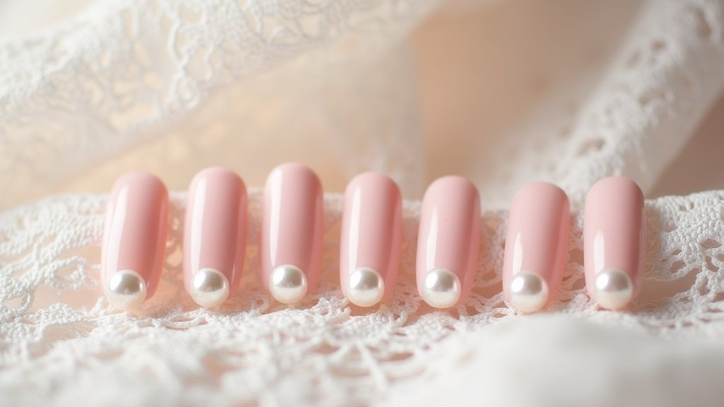 minimalist bridal nail designs